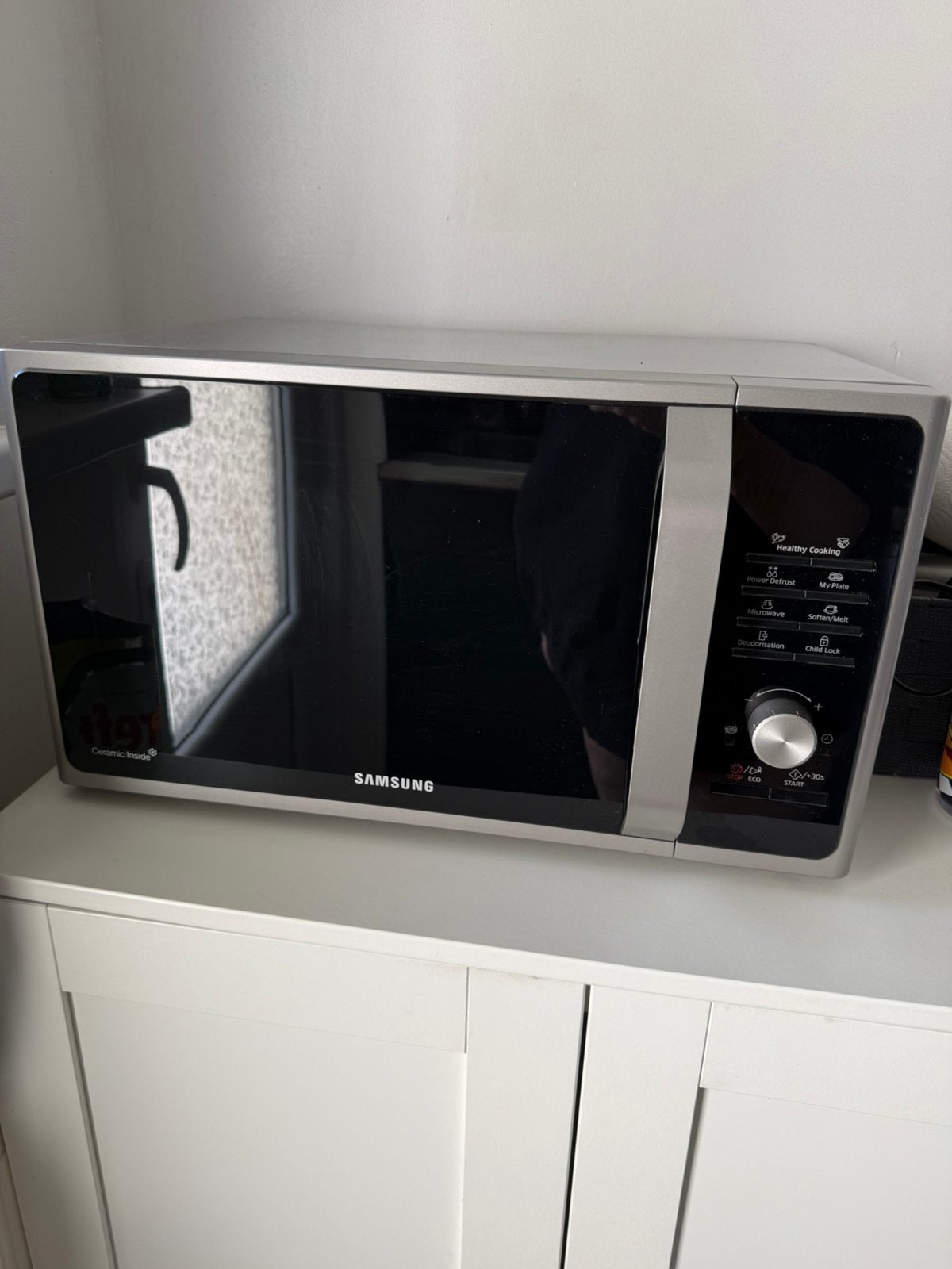 Samsung microgolf, Elektronische apparatuur, Ophalen, Zo goed als nieuw