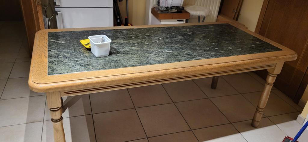 Tafel en 6 stoelen, Enlèvement
