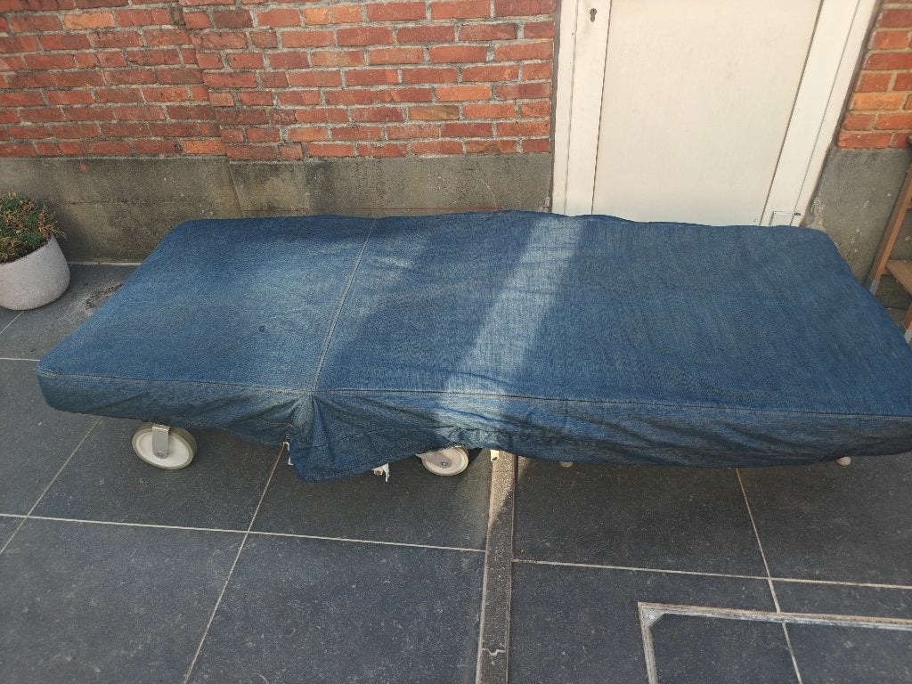IKEA PS zetelbed, Huis en Inrichting, Slaapkamer | Slaapbanken, Ophalen, Gebruikt, Eenpersoons, Blauw
