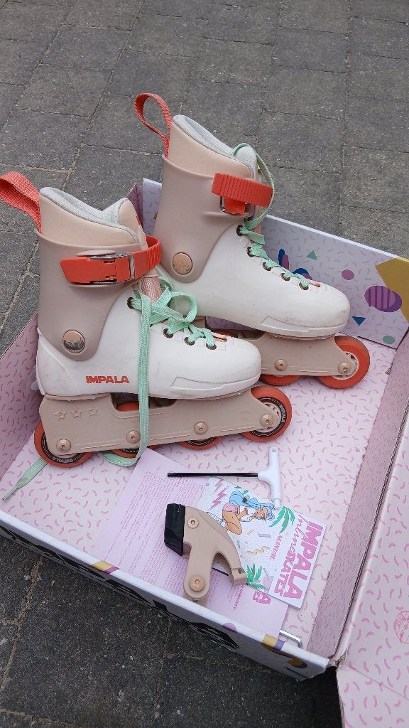 Impala inline skates maat 35, Sport en Fitness, Skeelers, Gebruikt, Kinderen, Inline skates 4 wielen, Ophalen