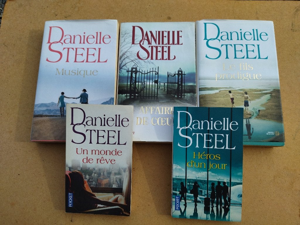 Lot de 5 romans Danielle Steel, Livres, Enlèvement ou Envoi, Utilisé, Danielle Steel.