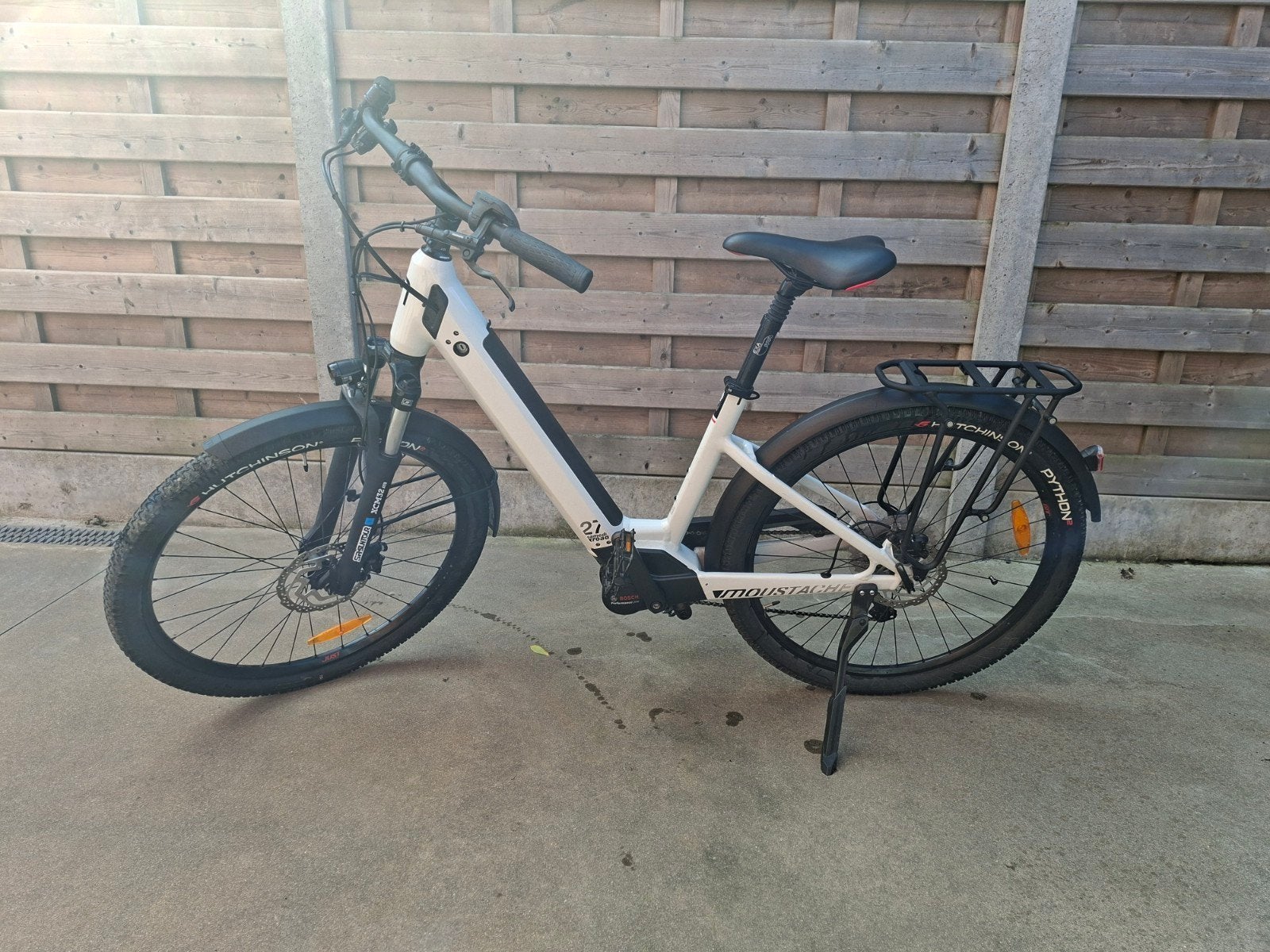 Elektrische fiets merk Moustache, Fietsen en Brommers, Ophalen, Zo goed als nieuw, Moustache