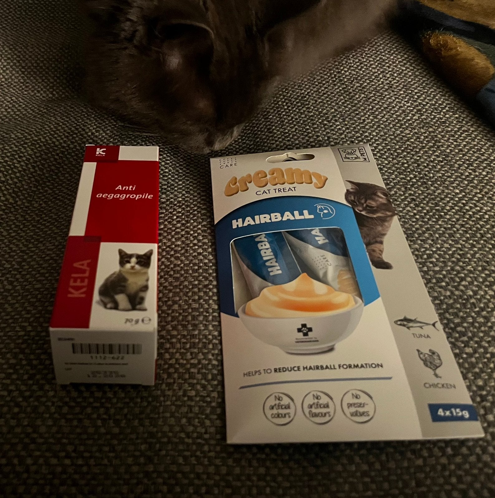 Kela anti haarbal pasta + snoepjes, Dieren en Toebehoren, Ophalen of Verzenden, Kat
