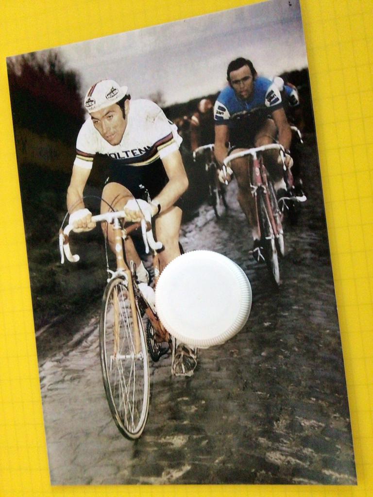 wielerfoto 1972  team molteni  eddy merckx, Verzenden, Zo goed als nieuw
