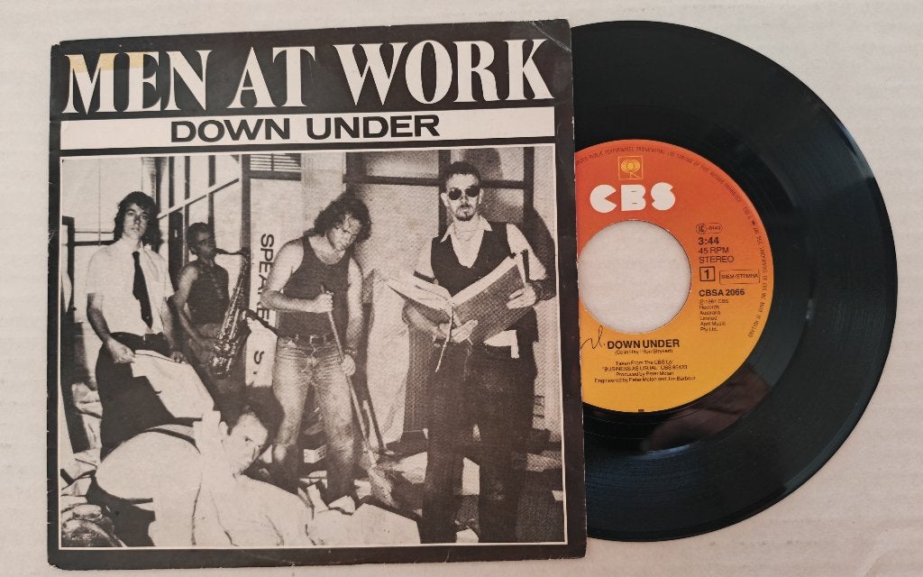 MEN AT WORK - Down under (45t), Ophalen of Verzenden, Zo goed als nieuw, 7 inch, Pop
