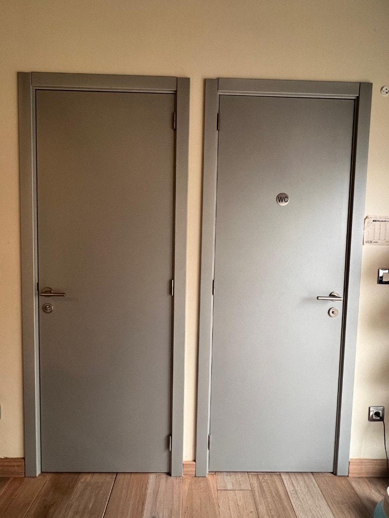 7 binnendeuren - moderne look, inclusief handgrepen, Doe-het-zelf en Bouw, Ophalen, Gebruikt, Binnendeur