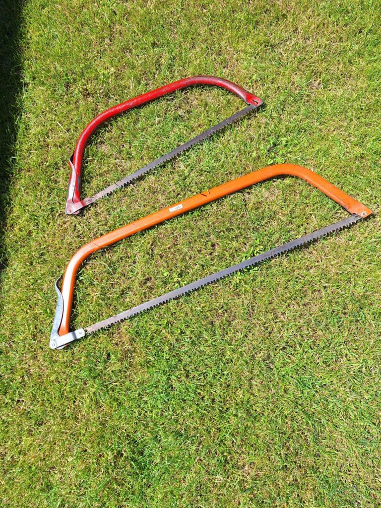 2 boomzagen, beugelzaag, Tuin en Terras, Handzagen, Ophalen
