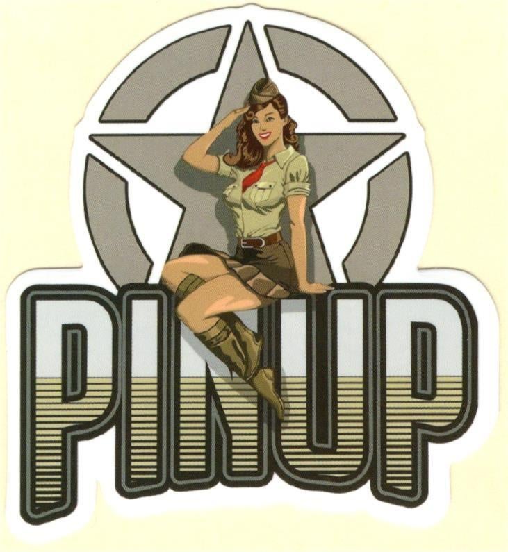 Pin Up Girl sticker #202, Verzamelen, Stickers, Nieuw, Verzenden