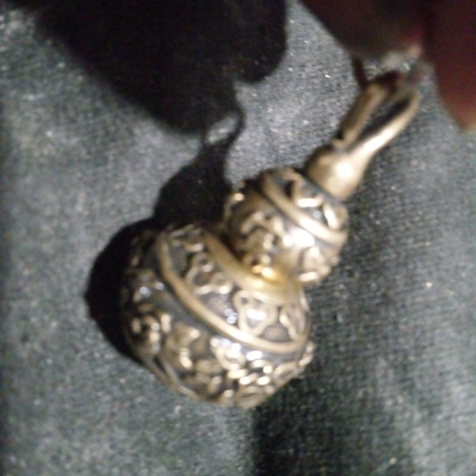 antiek hangertje / geheim opbergruimte-snuff botle, Ophalen of Verzenden