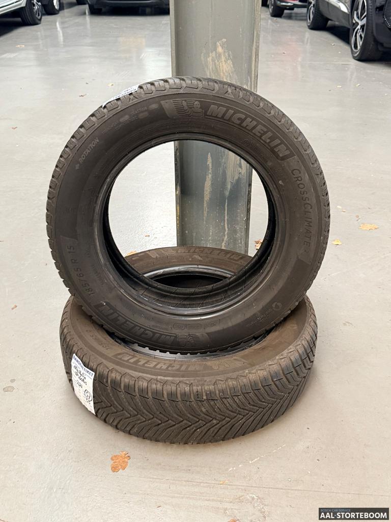 2x Michelin CrossClimate banden 185/65 R15 88H, Auto-onderdelen, Banden en Velgen, Ophalen, Gebruikt, 15 inch, -