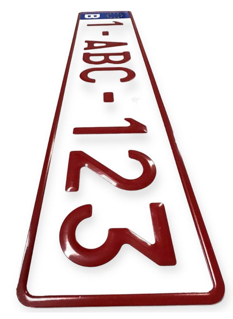 Plaque immatriculation PORTES-VÉLOS, Neuf, Enlèvement ou Envoi, ., .