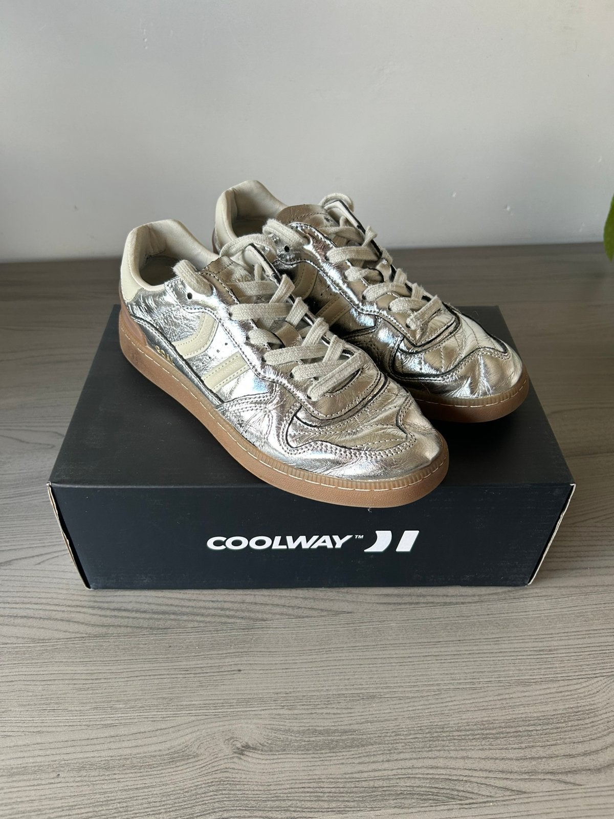 Sneakers Goal uit leder Coolway, Kleding | Dames, Overige kleuren, Ophalen of Verzenden, Zo goed als nieuw, Sneakers