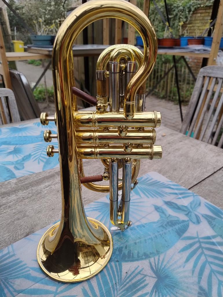 Cornet carol brass 6882 L pro, Verzenden, Zo goed als nieuw, Trompet in si bemol
