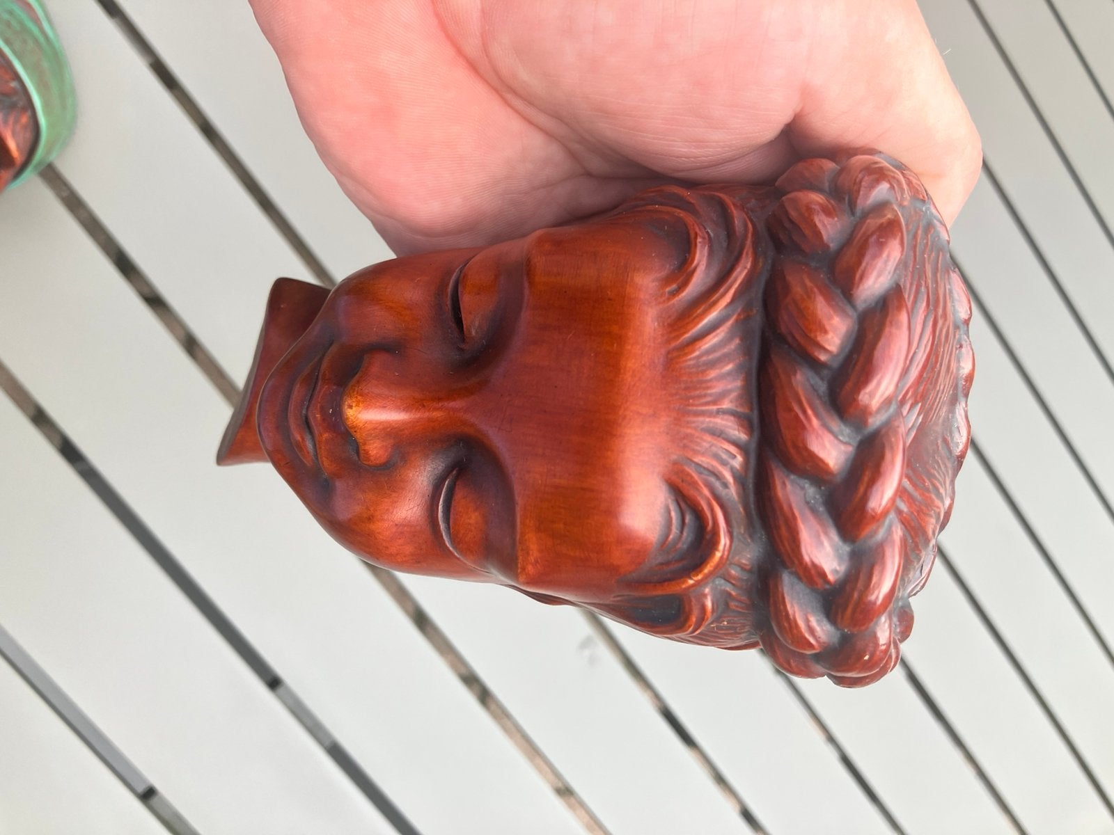 Wand hoofdje, Ophalen