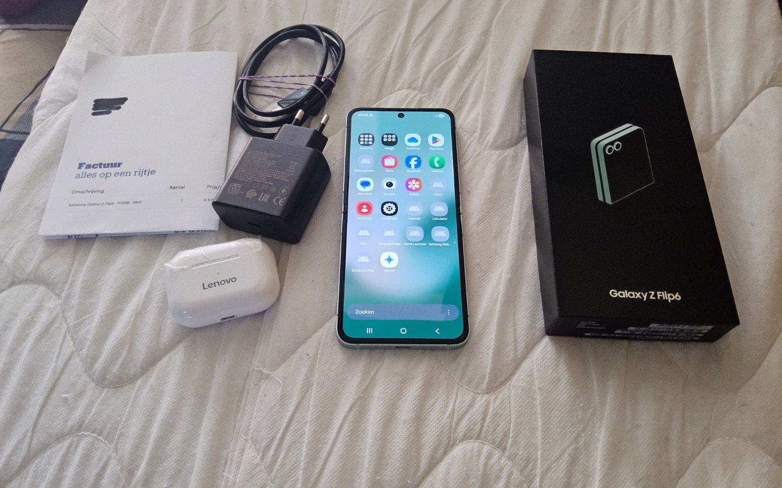 Samsung Galaxy Z Flip 6, 512g presque neuf avec certificat d, Enlèvement ou Envoi, Galaxy Z Flip