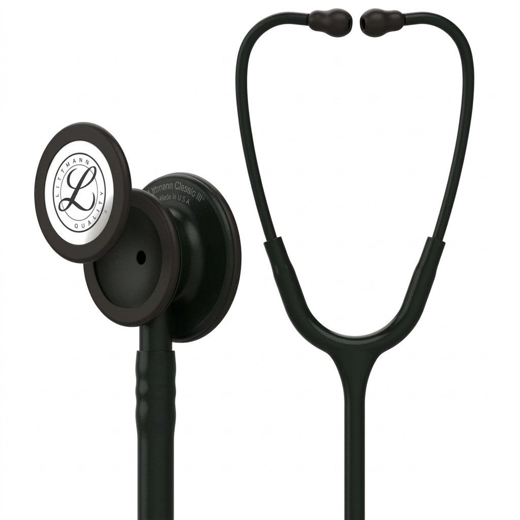 Stéthoscope Littmann Classic III 5803 Noir Professionnel, Divers, Matériel Infirmier, Envoi, Neuf