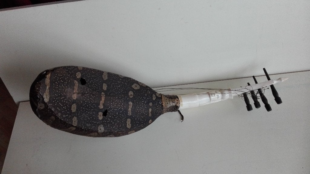 mangbetu harp, Ophalen, Gebruikt