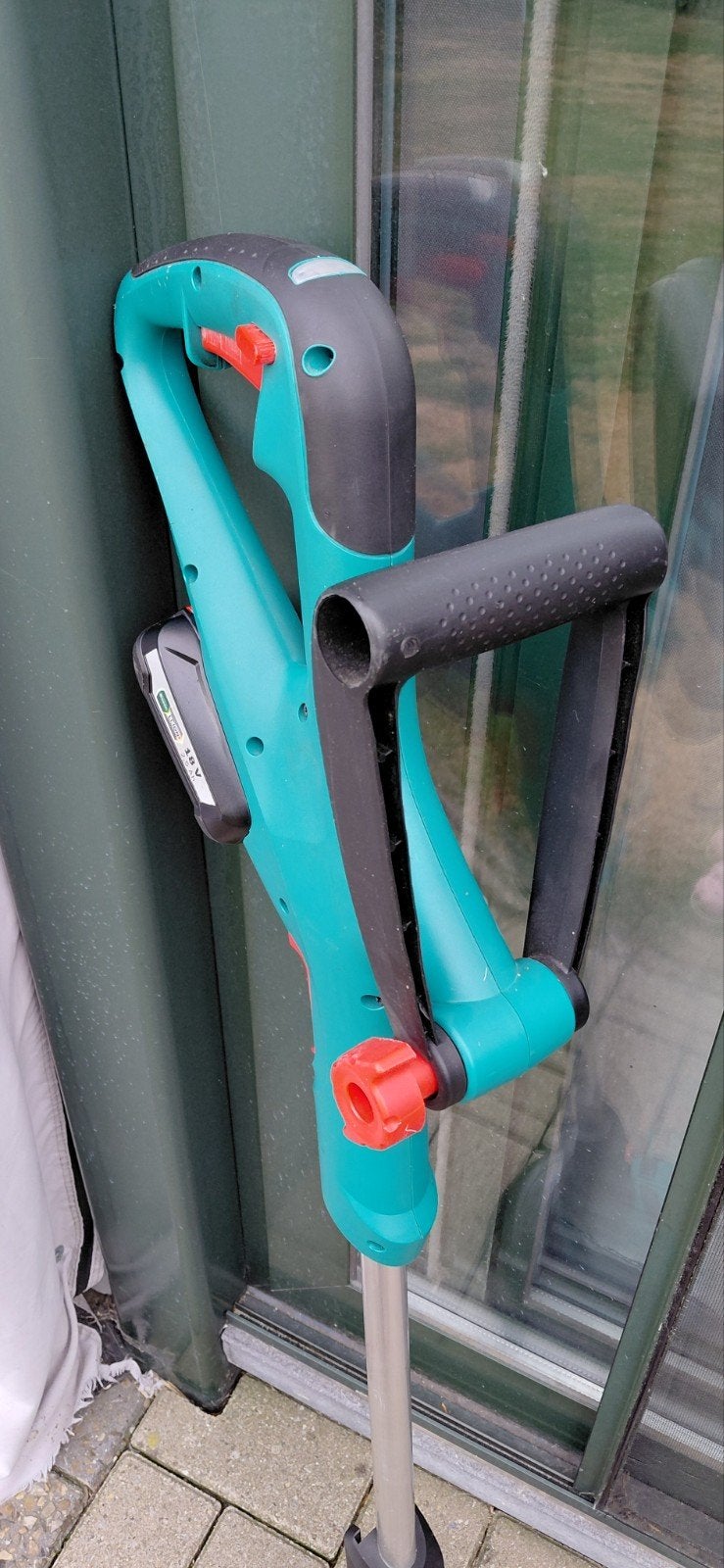 bosch grastrimmer, Ophalen