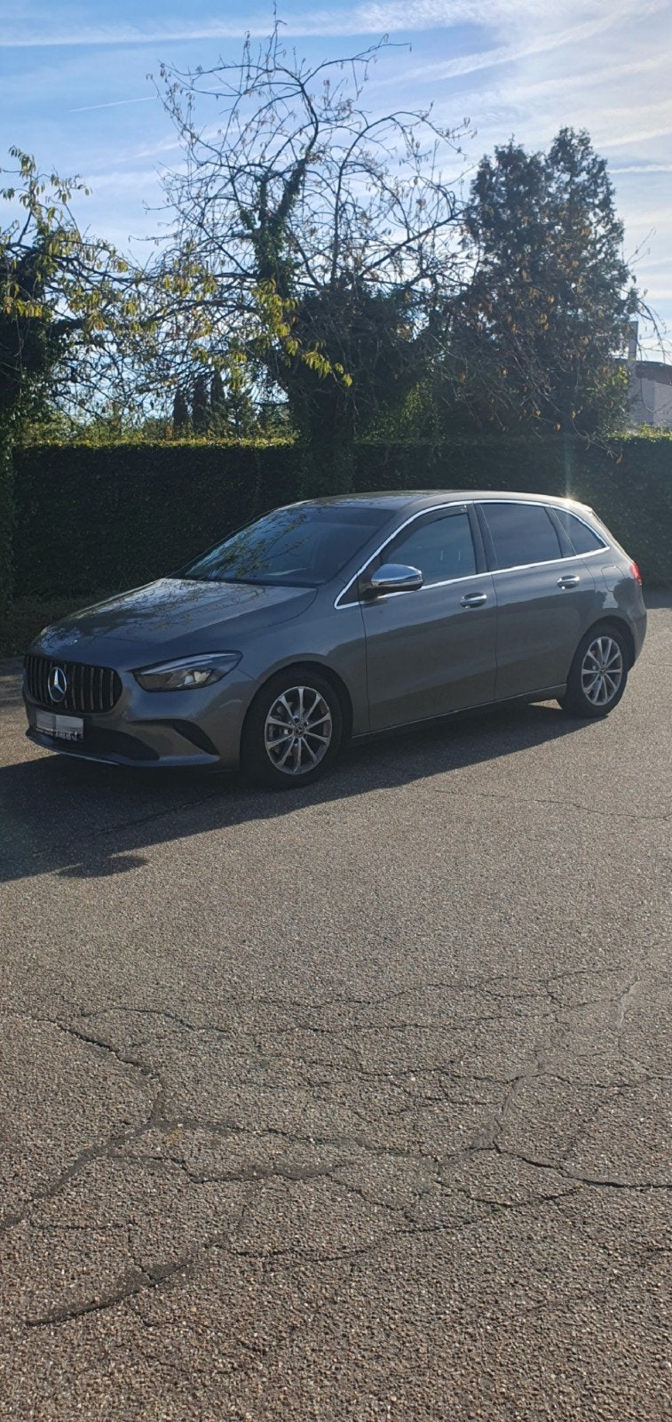 Mercedes-benz B-klasse Benzine, Autos, Cuir, Argent ou Gris, Achat, Boîte manuelle