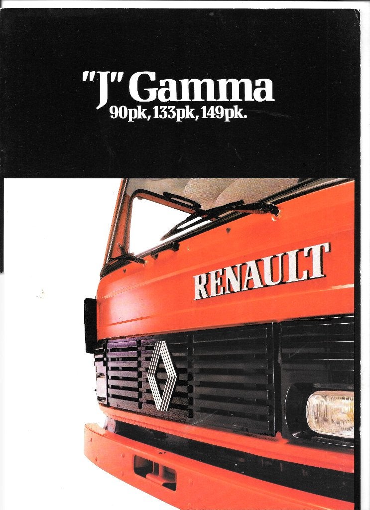 RENAULT J-SERIE,  1980-1981, Livres, Enlèvement ou Envoi, Comme neuf, Renault