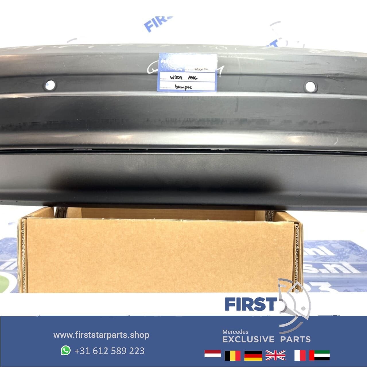 W204 CKLASSE BUMPER C CLASS 204 ACHTERBUMPER + DIFFUSER Merc, Auto-onderdelen, Gebruikt, -, Ophalen of Verzenden, Achter