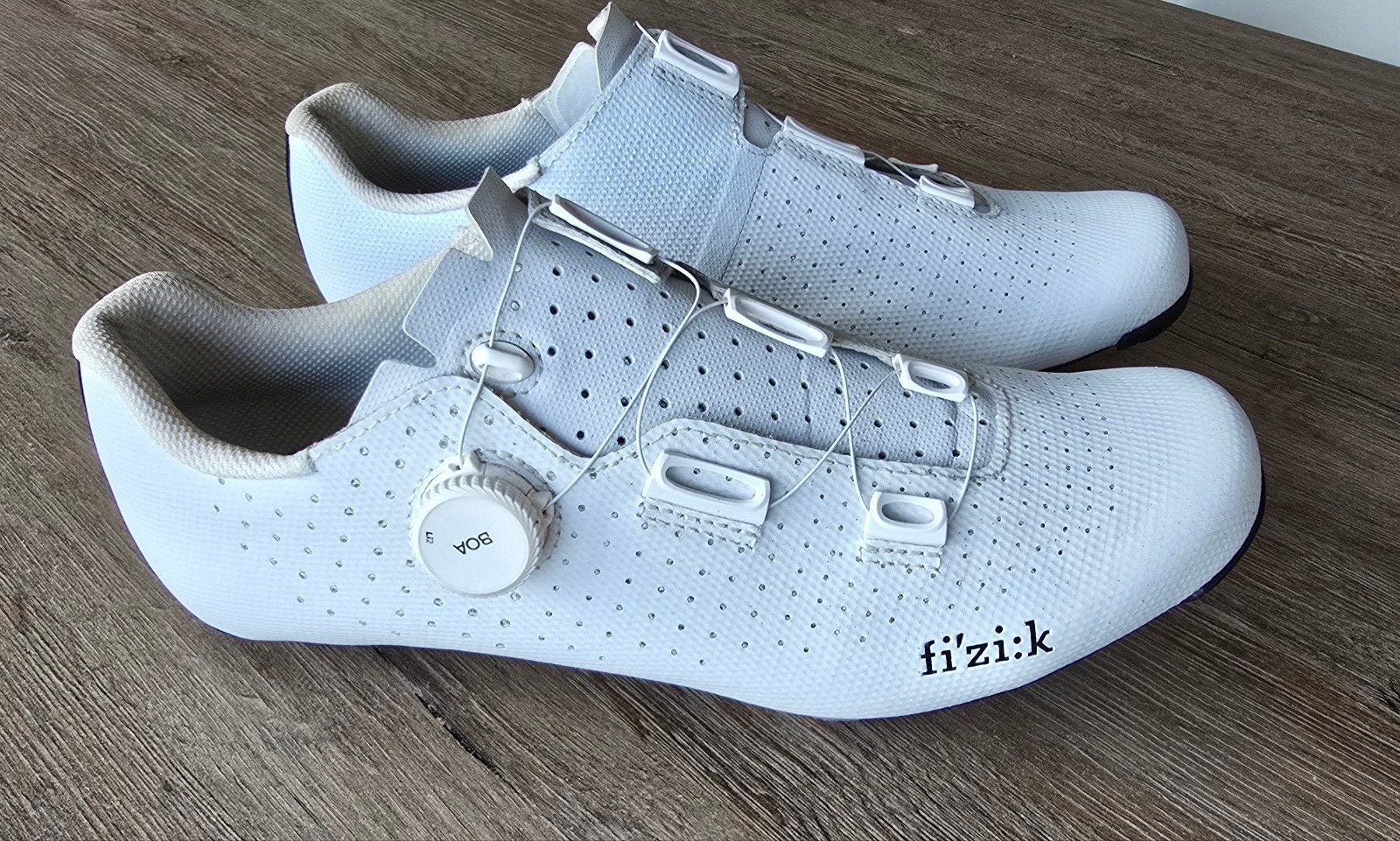 Fizik Tempo Decos Carbon white, Fietsen en Brommers, Ophalen, Gebruikt, Heren, Schoenen