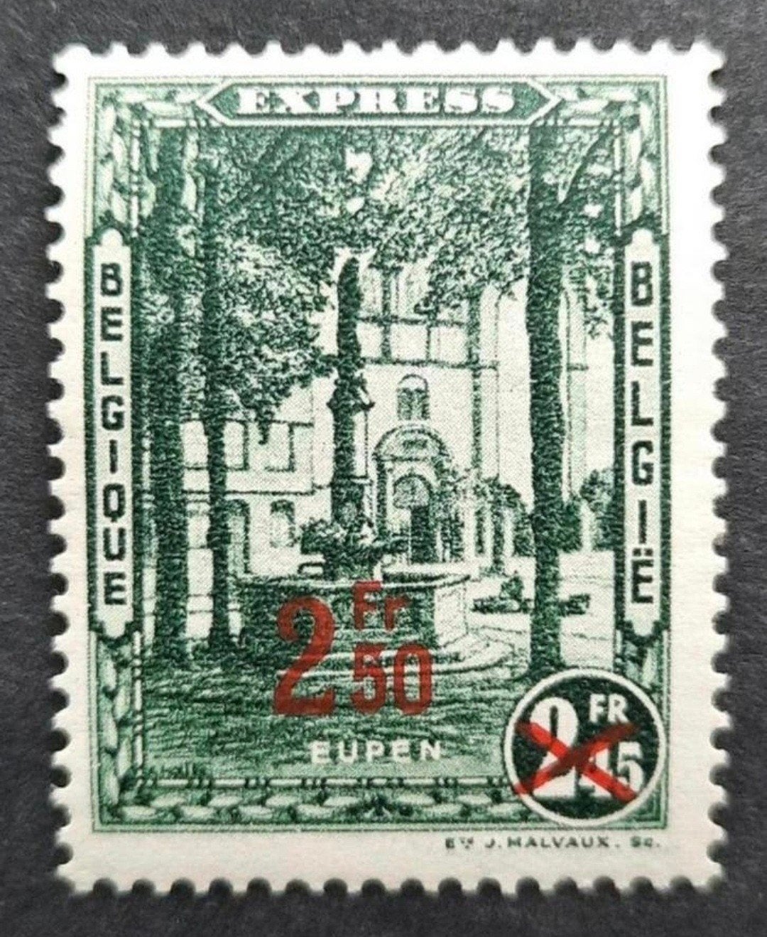 Belgique : COB 292H ** Timbre 1929 Express., Sans timbre, Neuf, Enlèvement ou Envoi, Non oblitéré