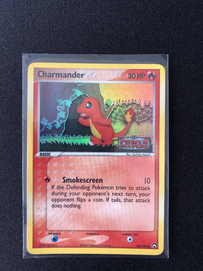 Charmander Inverse Holo Ex Power Keepers estampillé, Enlèvement ou Envoi, Comme neuf, Cartes en vrac