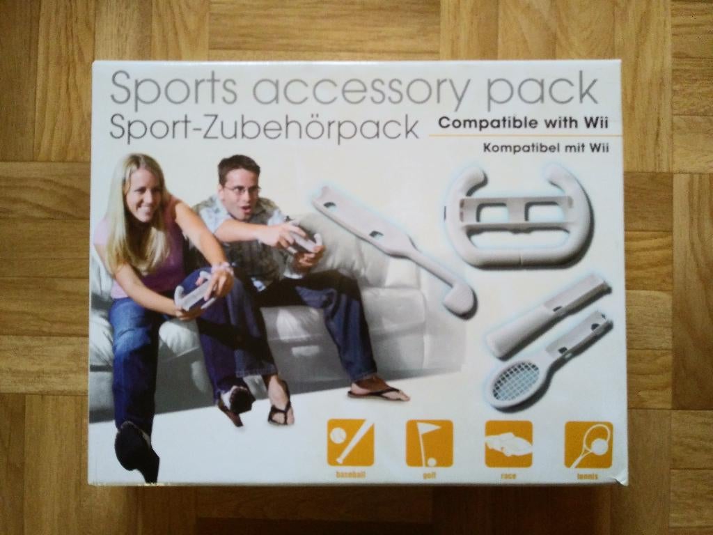 Nieuwe accessoire set voor Wii sports of ander spel, Nieuw, Ophalen of Verzenden, Eén computer, Sport