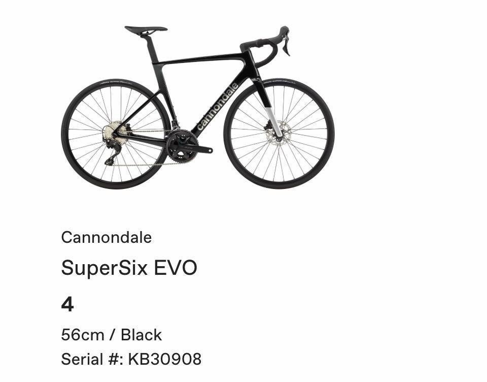 Cannondale SuperSix EVO Carbon 4, Carbon, 10 tot 15 versnellingen, Zo goed als nieuw, Schijfrem