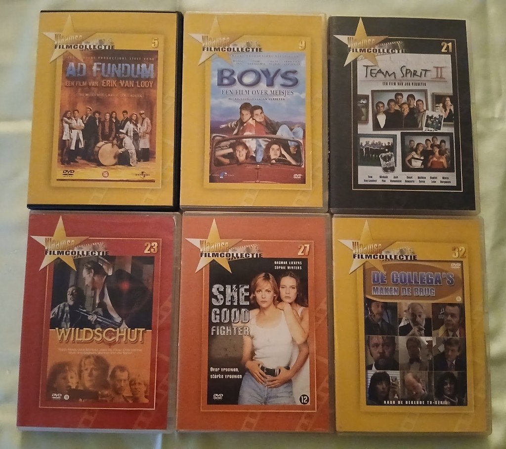 Dvd's Vlaamse filmcollectie, Cd's en Dvd's, Ophalen of Verzenden, Zo goed als nieuw