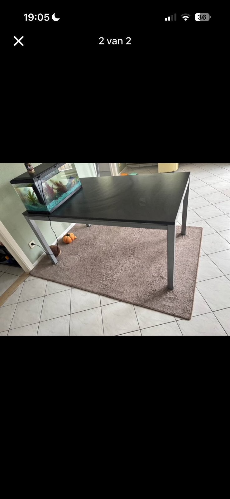 Tafel, Ophalen, 50 tot 100 cm, Zo goed als nieuw, Modern