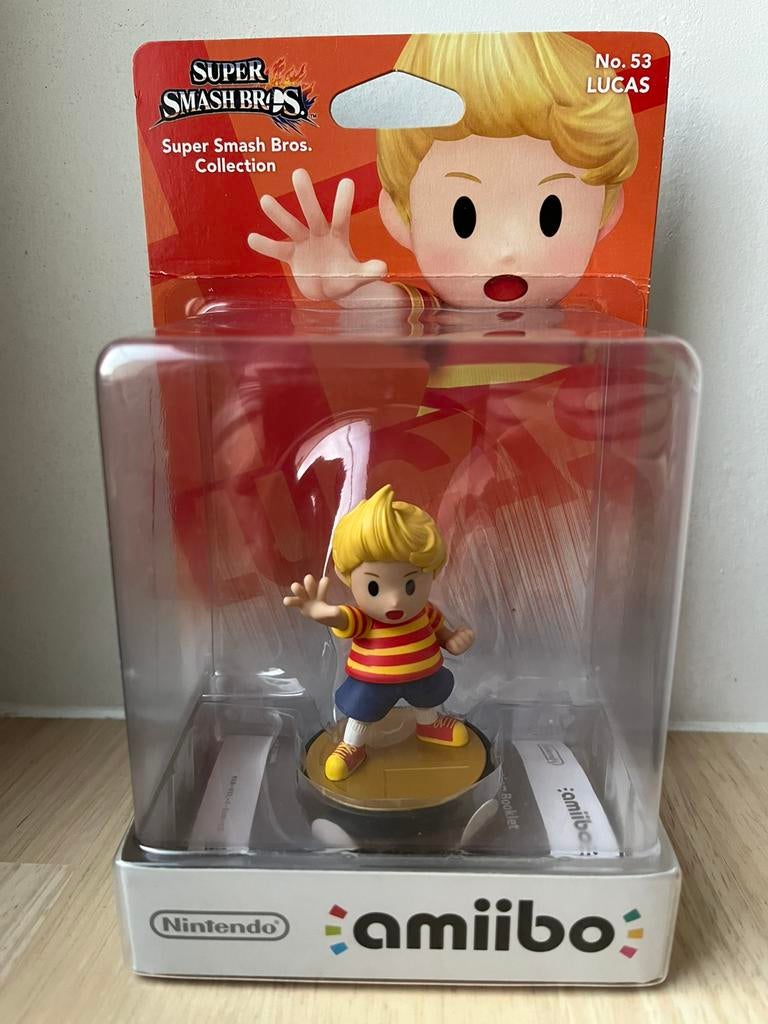 Amiibo Lucas N.53 (Super Smash Bros), Ophalen of Verzenden, Nieuw, Switch