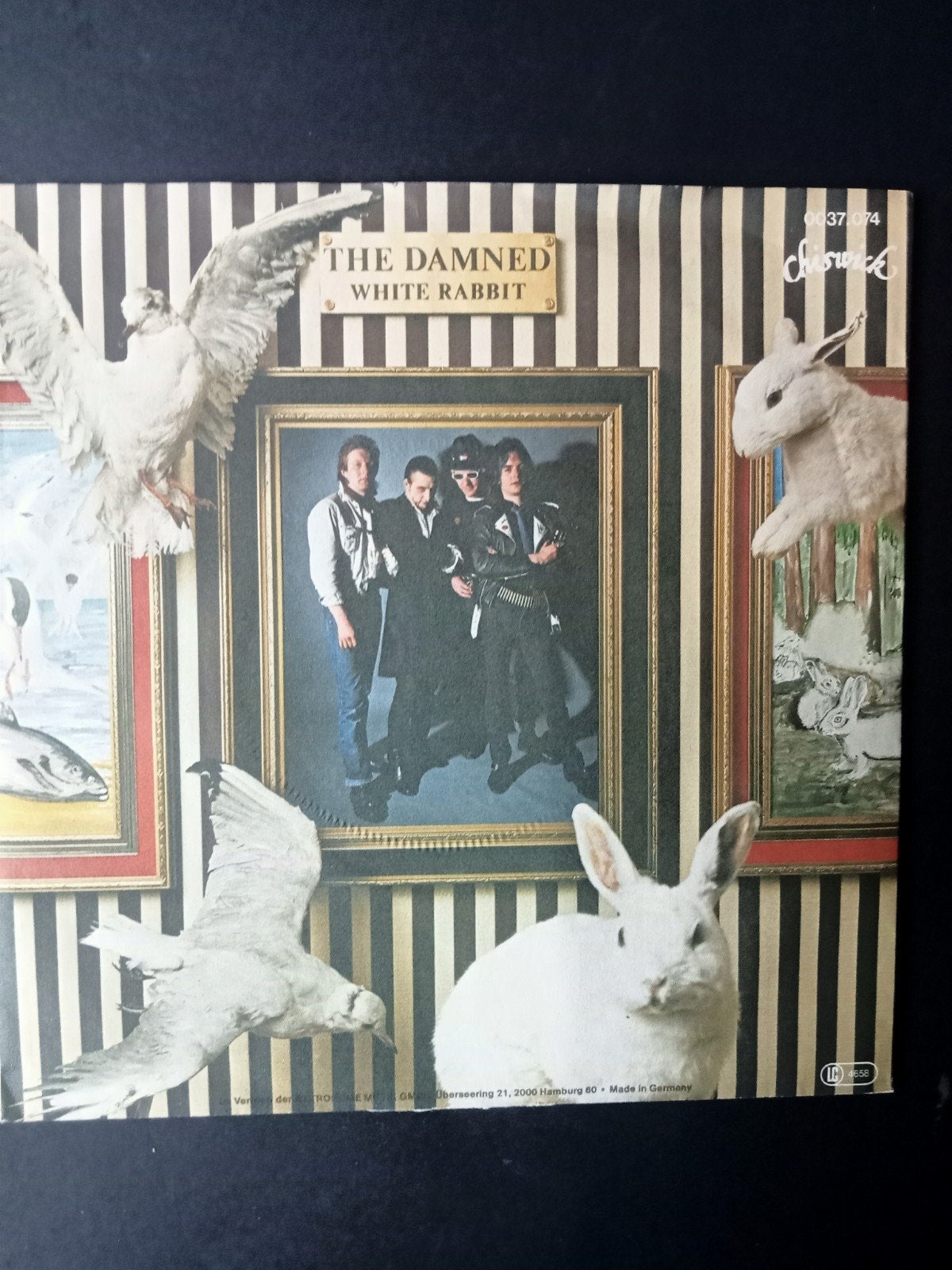 The Damned, 7" White Rabbit, Duits 1980, Ophalen of Verzenden