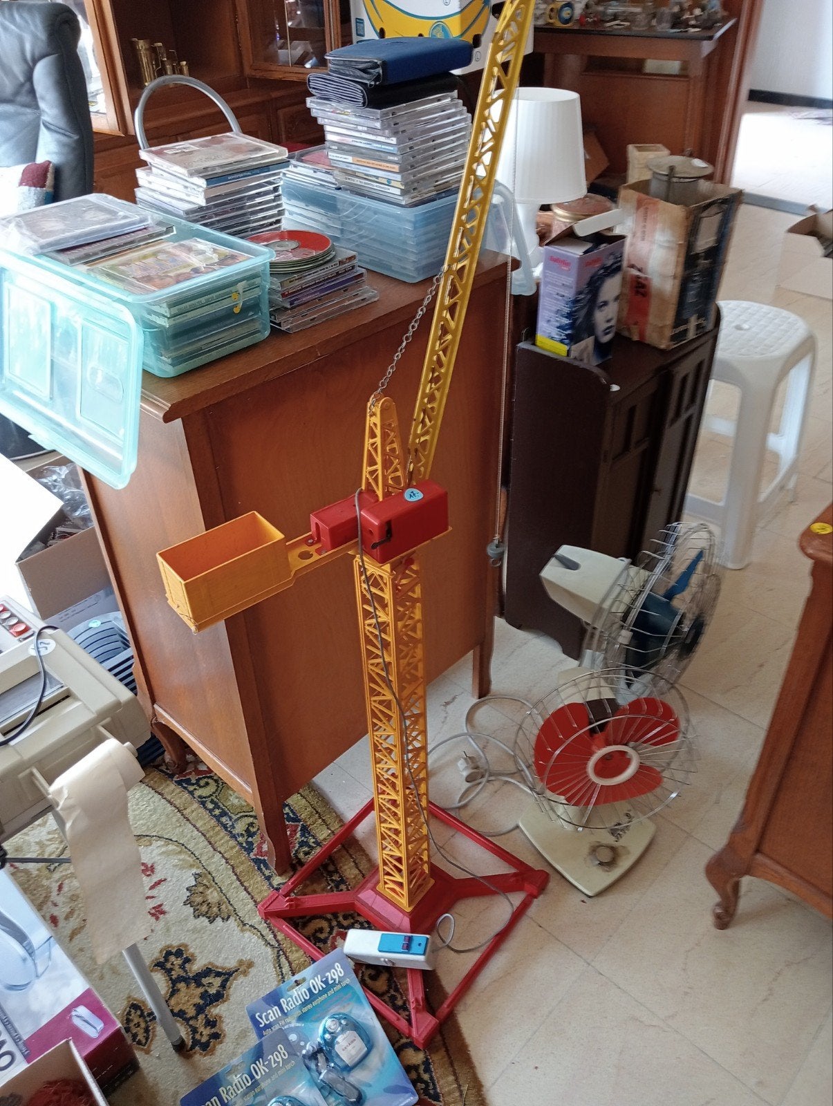 grue de haute construction des années 1970, Enlèvement ou Envoi