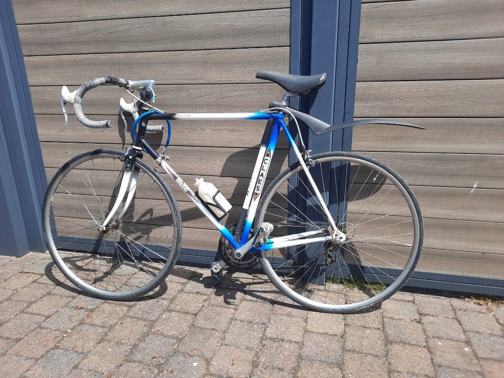 Retro koersfiets, Fietsen en Brommers, Fietsen | Racefietsen, Gebruikt, Velgrem, Ophalen, Overige merken
