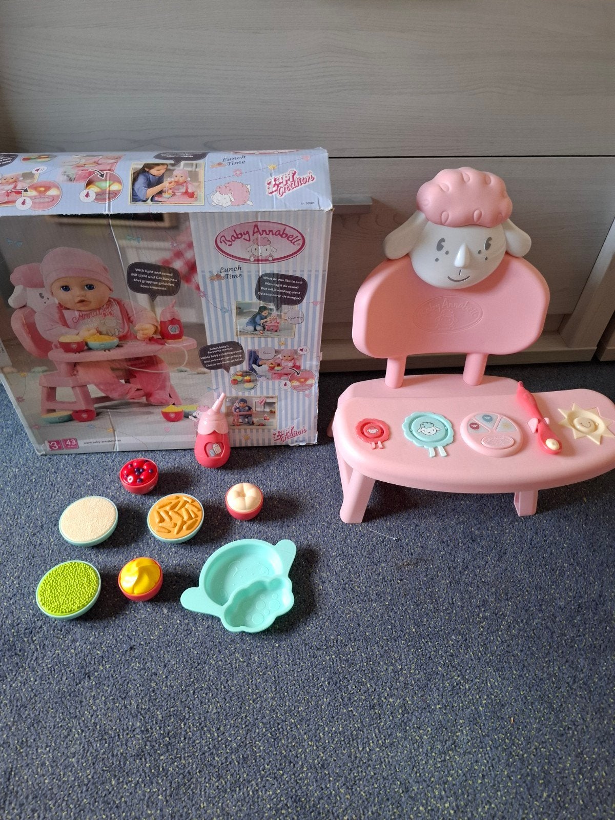 Eetstoel Baby Annabel + accesoires, Ophalen of Verzenden