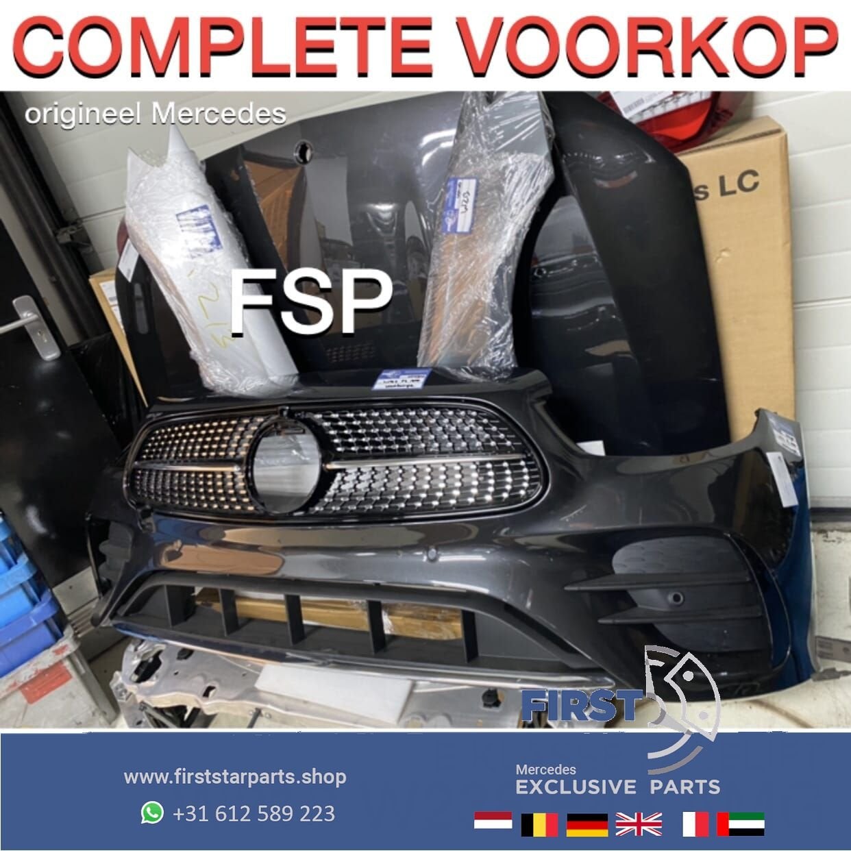 W213 S213 W238 FACELIFT 43 AMG VOORKOP Mercedes E Klasse 202, Auto-onderdelen, Gebruikt, -, Voor, Ophalen of Verzenden