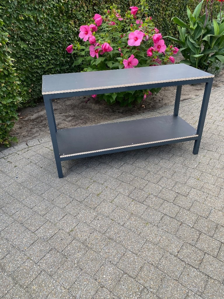 Werkbank met betonplex blad en legbord 18mm, Ophalen