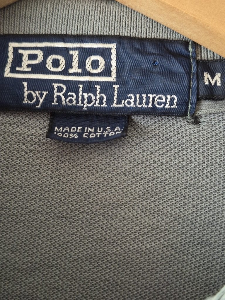 Ralph lauren | polo's met korte mouwen | grey  | M | Vintage, Enlèvement ou Envoi, Ralph Lauren, Comme neuf, Taille 48/50 (M)