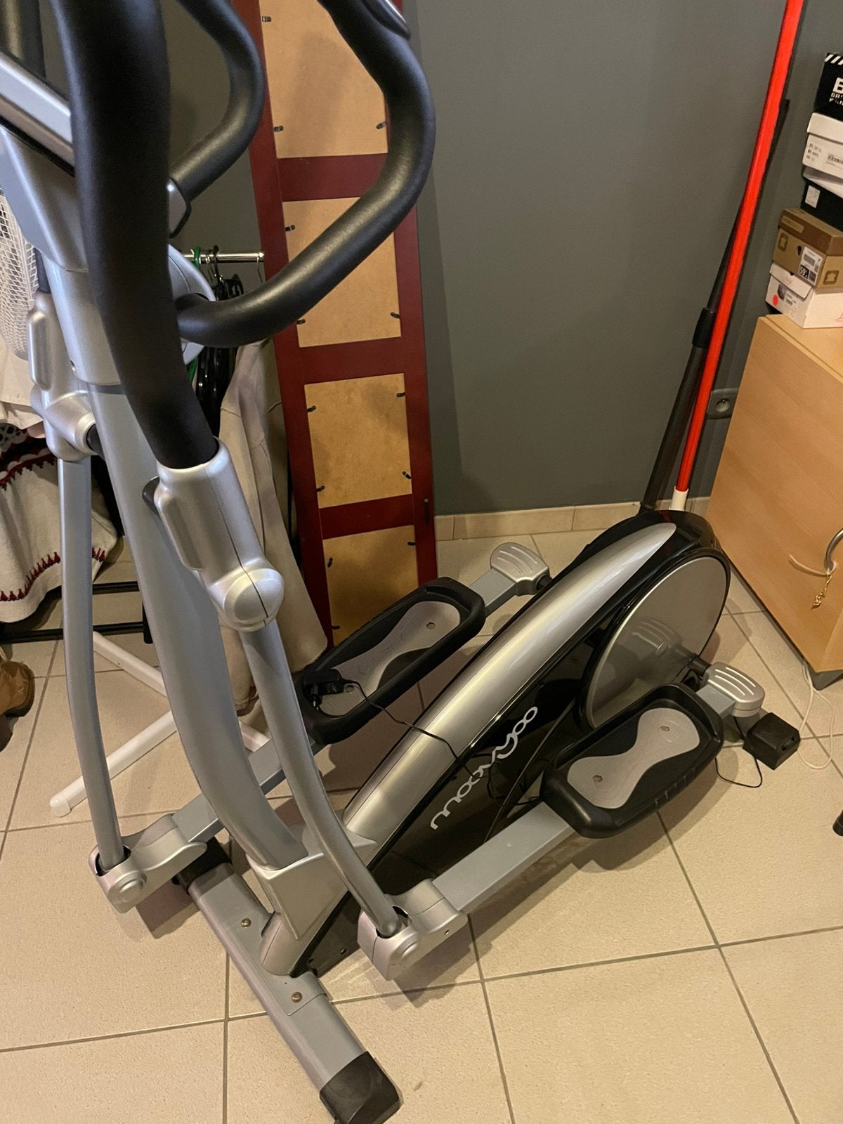 Vélo Elliptique Magnétique Ultra-silencieux, Jambes, Comme neuf, Enlèvement, Métal