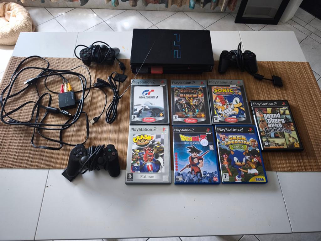 Ps2 met omvormer Kompleet!, Games en Spelcomputers, Spelcomputers | Sony PlayStation 2, Ophalen