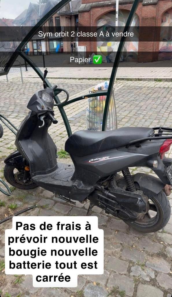 Sym orbit 2 a vendre Classe A, Vélos & Vélomoteurs, Enlèvement ou Envoi, SYM, Utilisé, Essence