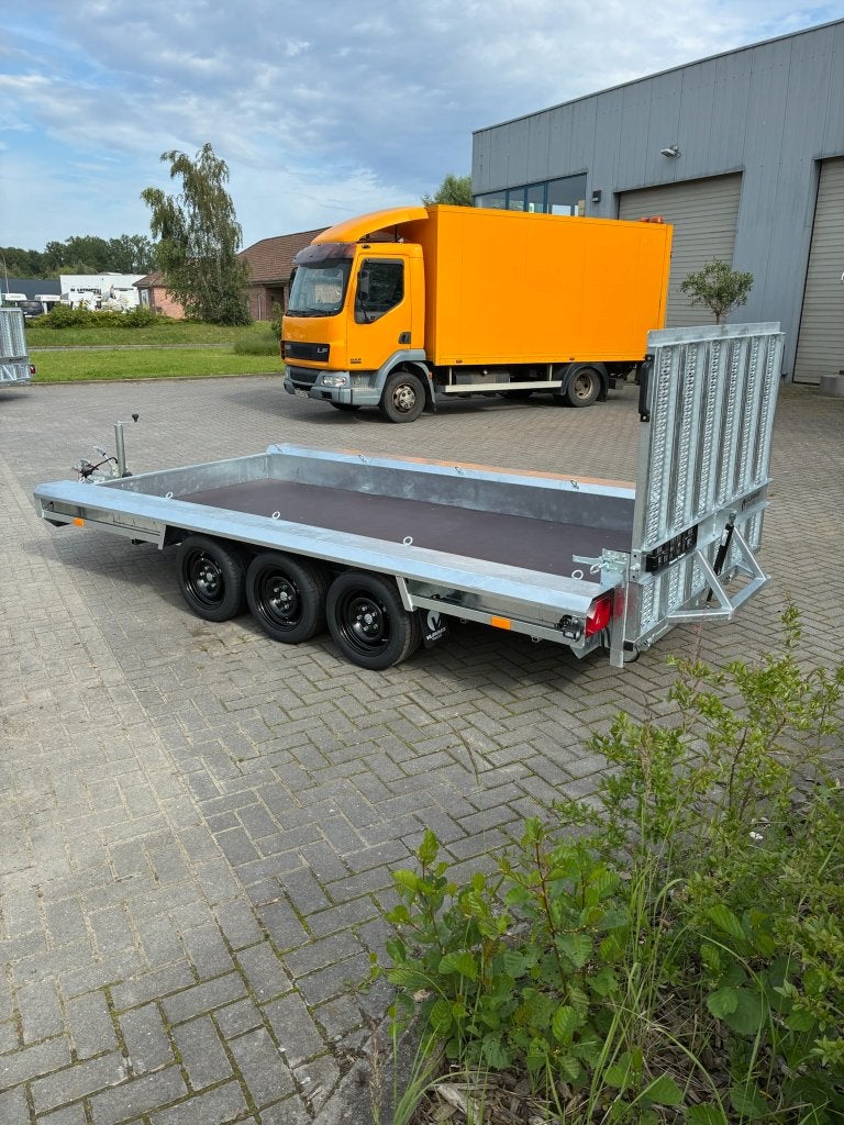 MACHINETRANSPORTER 4MX1M80-3500KG-3 ASSER-IN STOCK, Auto diversen, Aanhangers en Bagagewagens, Ophalen, Nieuw