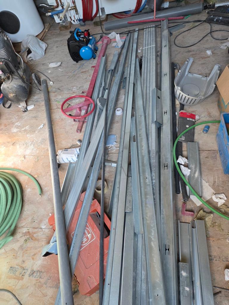Gyproc plafon profielen, Doe-het-zelf en Bouw, Metalen, Ophalen, Nieuw, Aluminium