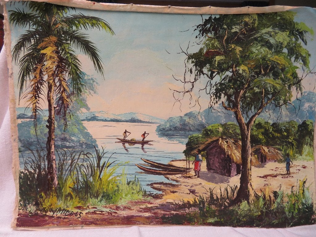 Art populaire congolais (1950/1960) - MO-YAMBA '65 (Ref.101), Enlèvement