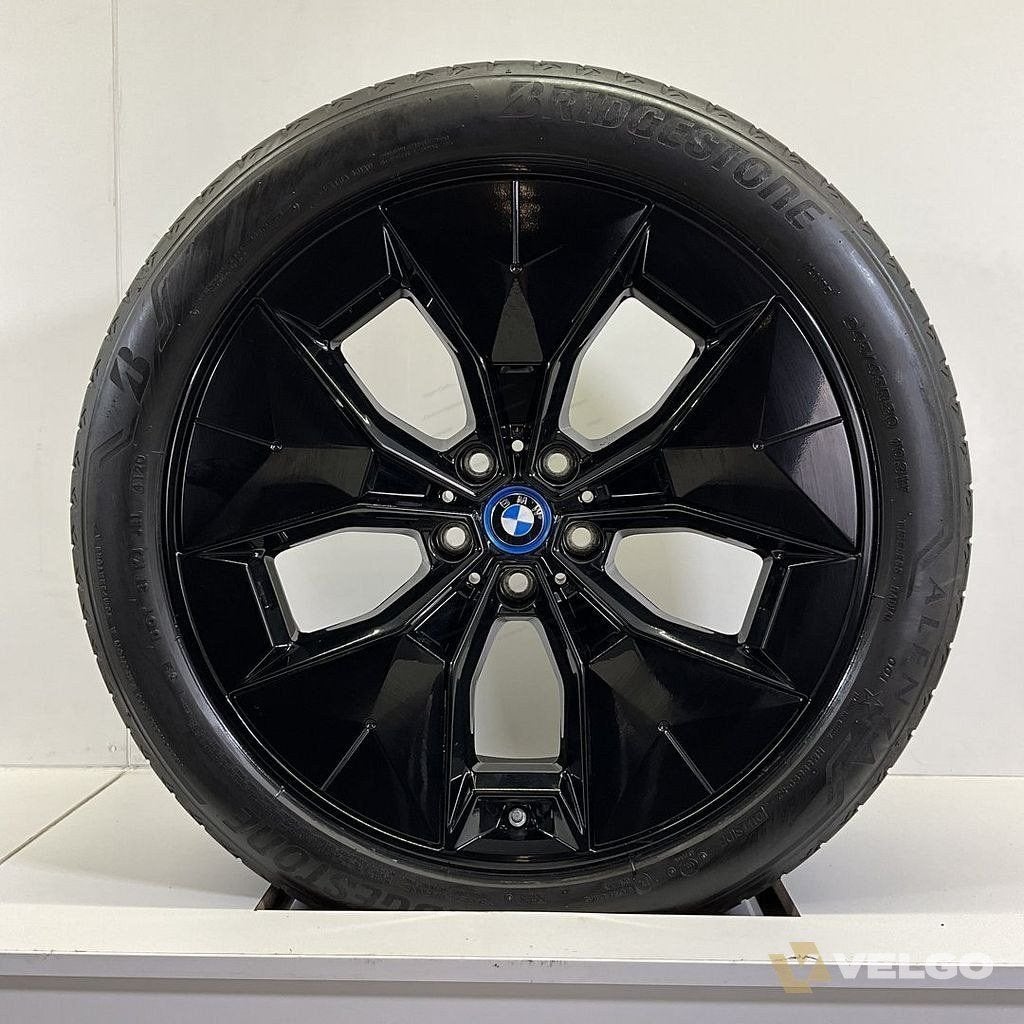 BMW IX3 X3 G08 BREEDSET VELGEN + ZOMERBANDEN 20 INCH ORIG. 8, Pneus et Jantes, 245 mm, Véhicule de tourisme, Pneus été