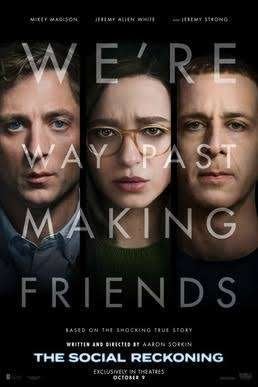 Billets de cinéma The Social Reckoning 2, Tickets & Billets, Deux personnes, Billet gratuit films spécifiques