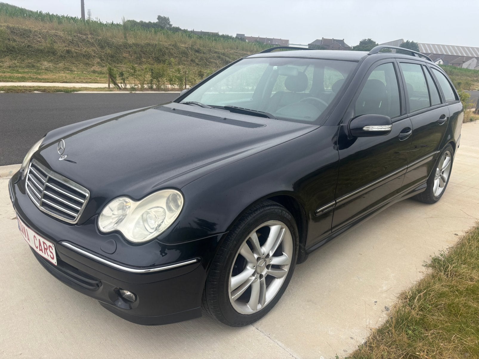 Mercedes classe C 220 CDI Breaks Avant-garde, Auto's, Mercedes-Benz, 100 kW, Zwart, 4 cilinders, Blauw