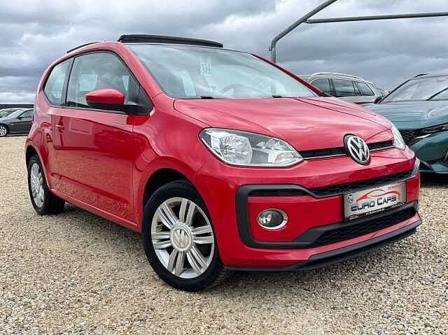 Volkswagen up! 1.0 TSI High up! CLIM/BT/TOIT OUVRANT/1erPROP, Autos, Volkswagen, Rouge, Achat, Up!, Entreprise